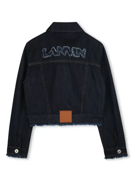 Kurtka dziecięca Lanvin Enfant niebieska