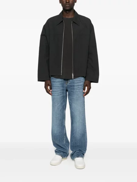 Tricou James Perse cu decolteu rotund gri