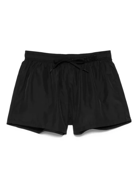 Pantaloni scurți Moschino cu autograf negru