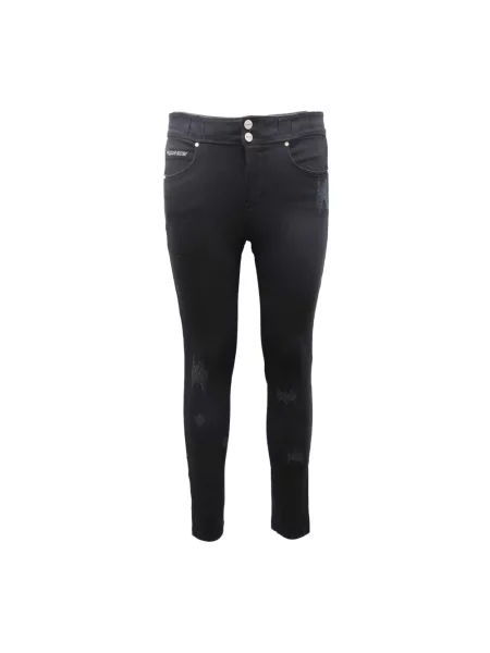 Skinny jeansy skinny Freddy czarne