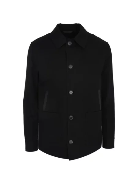 Geacă cămașă Brioni negru