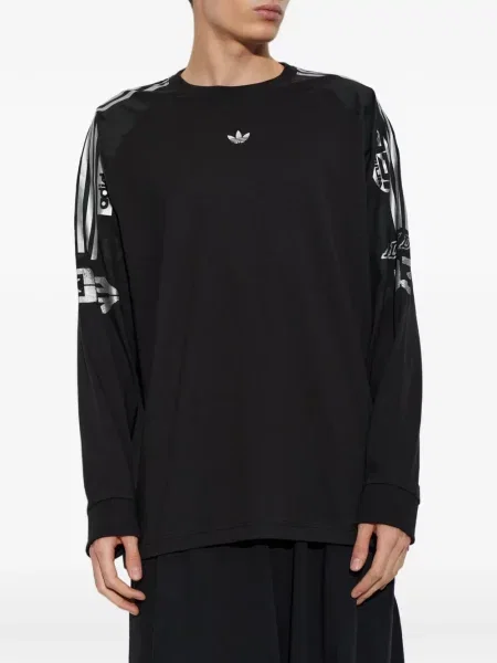 Lung fotbal tricou Adidas cu mâneci lungi verde