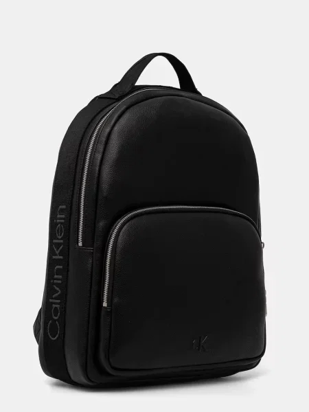 Rucsac Calvin Klein Webbing Strap Round Backpack negru