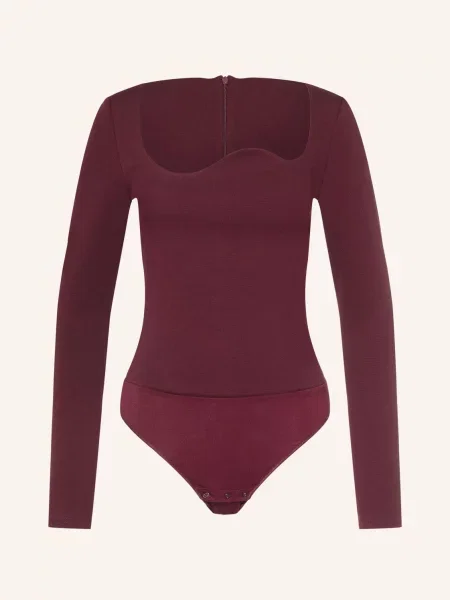 Undress Code Stringové Body Mademoiselle tmavě červená