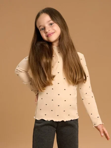 Sinsay Žebrovaná halenka béžová