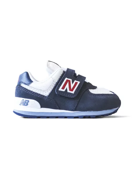 Top New Balance cu autograf alergare albastru