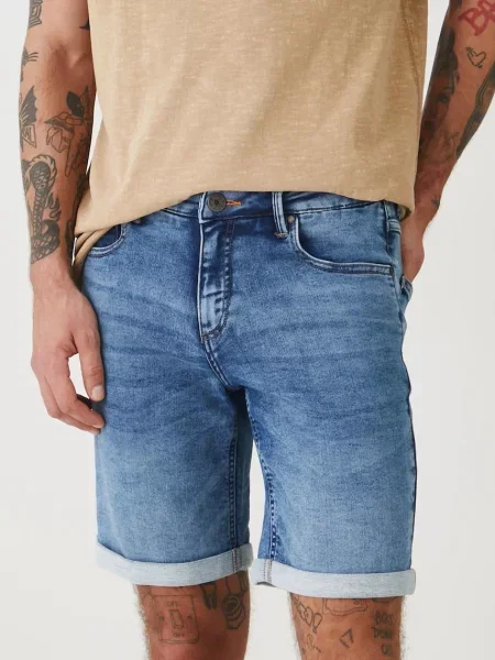 Medicine szorty jeansowe niebieski