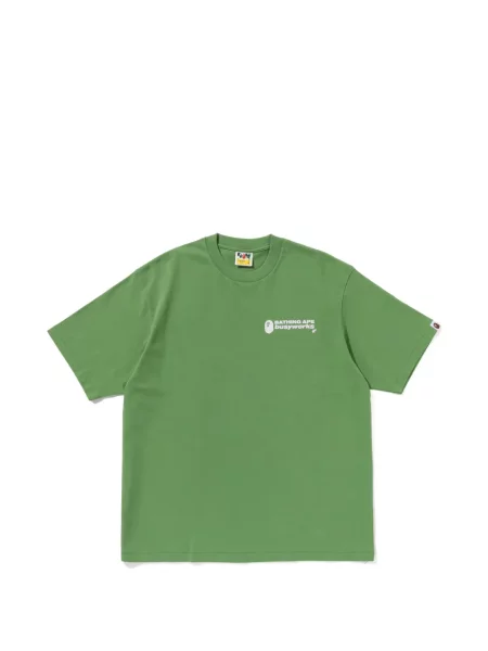 Tricou A Bathing Ape® cu imagine verde