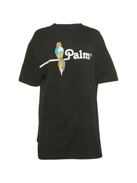 Tricou Palm Angels cu imagine negru