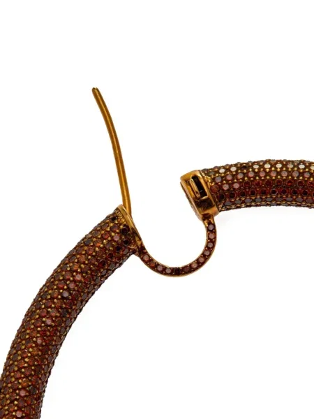 Auskarai Jacob & Co. geltona