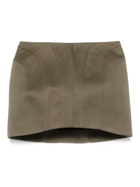 Fusta mini Mugler verde