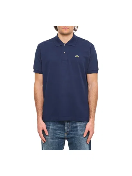 Koszulka polo Lacoste w miejskim stylu niebieska