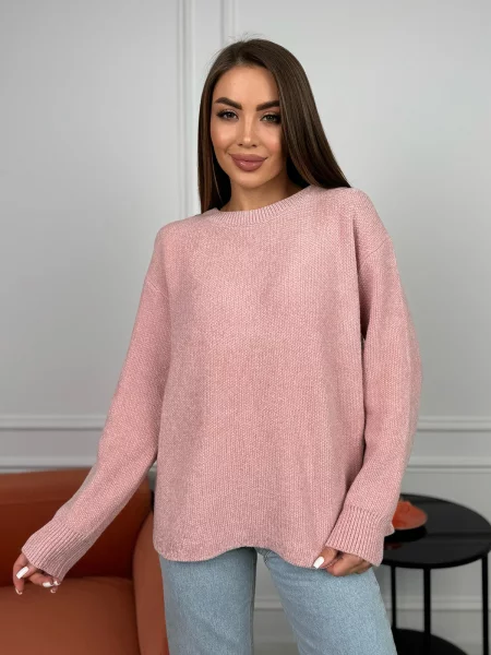 Джемпер ISSA Plus кашемір рожевий