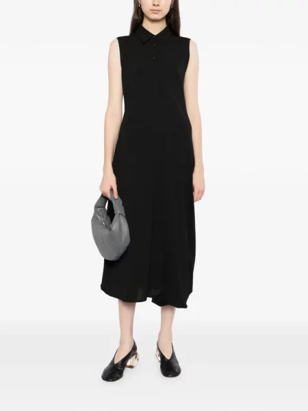 Rochie Less fără mâneci negru