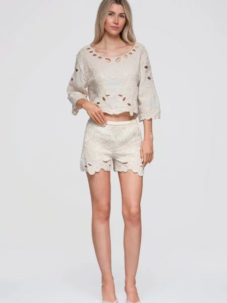 Top Ombre cu broderie