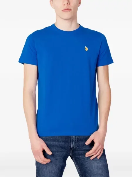 Siuvinėtos polo marškinėliai U.s. Polo Assn. mėlyna