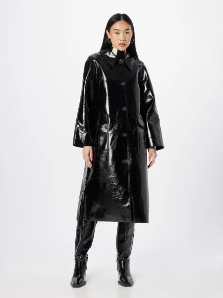 Nasty Gal Prehoden plašč črna