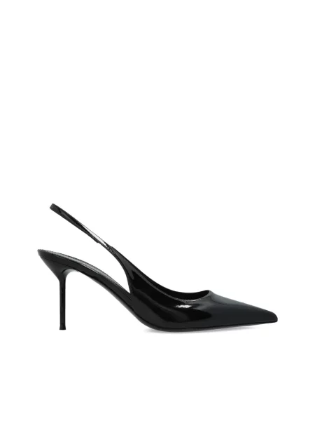 Pantofi cu toc Paris Texas slingback negru