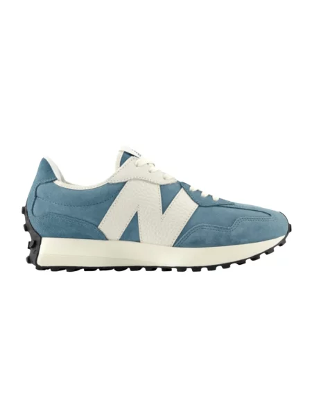 Sneakersy New Balance zamszowe niebieskie