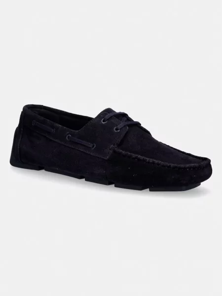 Calvin Klein mocasini pentru bărbați din piele întoarsă DRIVER BOAT SU
