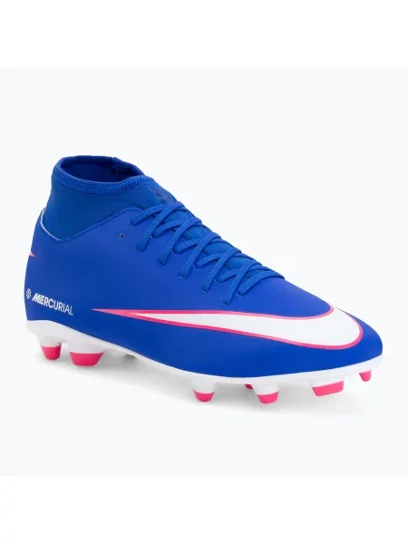 Încălțăminte de fotbal pentru bărbați Nike Mercurial Superfly 10 Club FG/MG racer blue/white alb