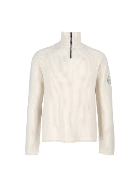 Sweter z golfem Murphy&nye biały
