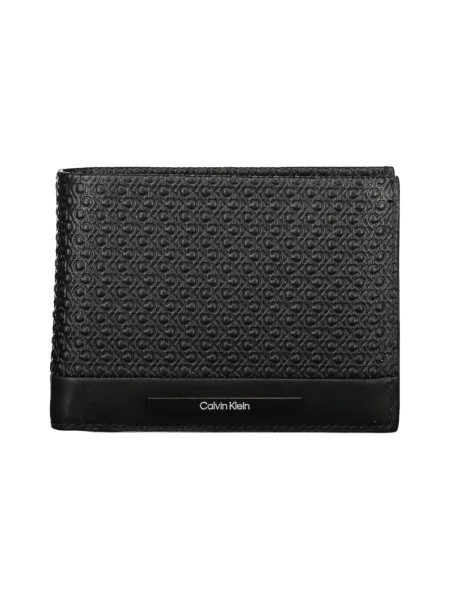Portfel Calvin Klein skórzany elegancki czarny