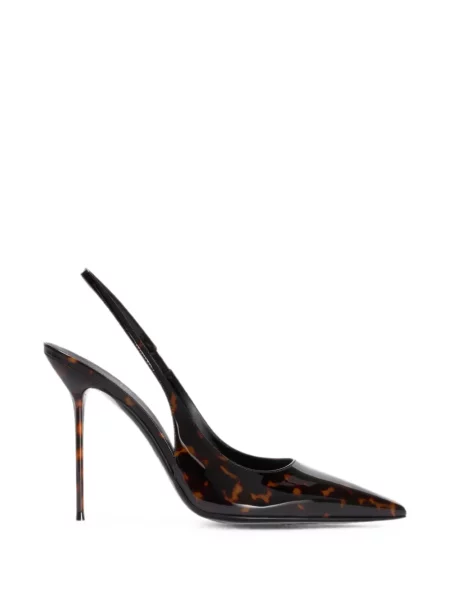 Pantofi cu toc Paris Texas slingback maro