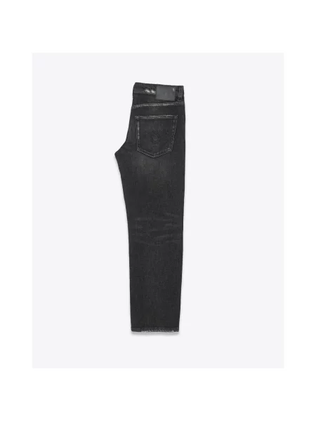 Jeansy straight leg dziecięce R13 czarne