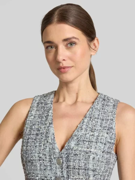 Guess sukienka SADIE granatowy mini dopasowana niebieska