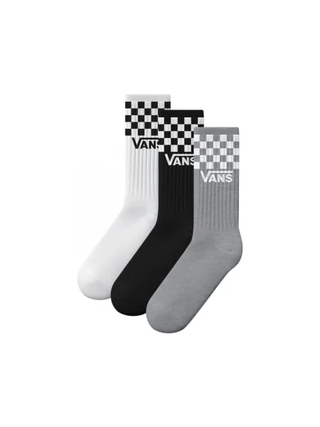 Kockás klasszikus zokni Vans fekete