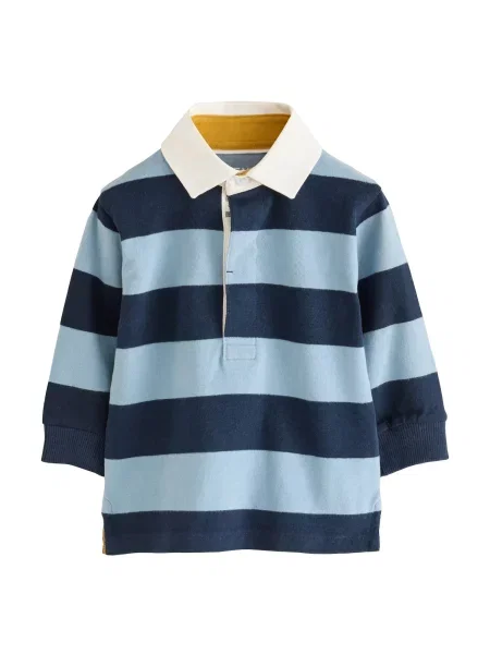 Next Tricou bleumarin / albastru deschis alb
