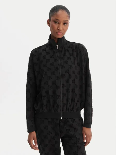 HUGO Bluză Monogram negru