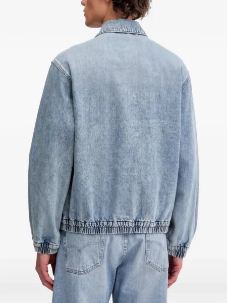 Gulerat pantaloni Levi's® evazate zdrențuiți albastru