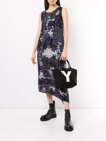 Rochie Y's fără mâneci cu imagine violet