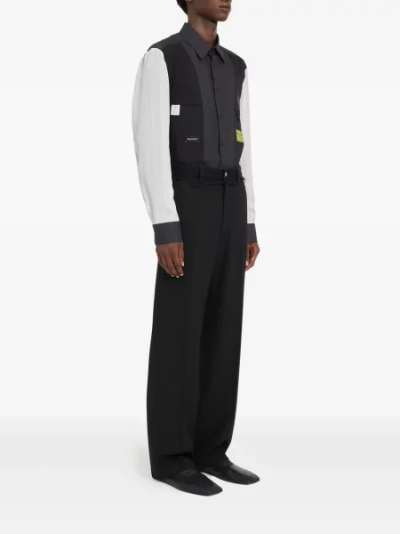 Pantaloni Mm6 Maison Margiela negru