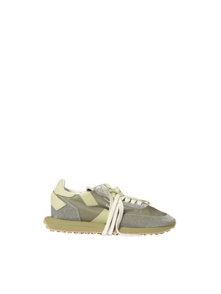 Sneakersy Ghoud skórzane zielone