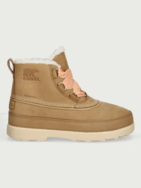Pantofi Sorel din piele maro