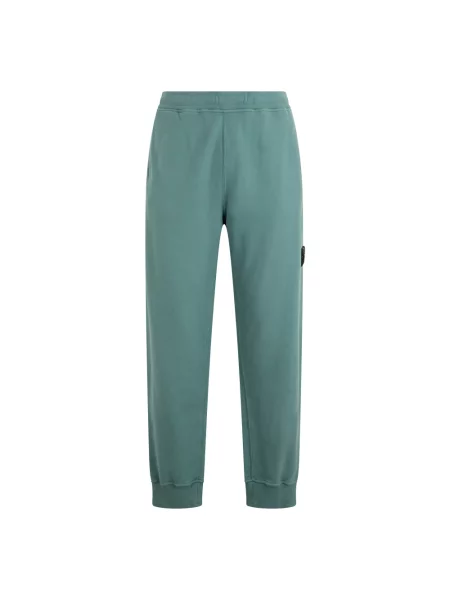 Spodnie dresowe Stone Island polarowe z kamieniami zielone