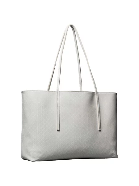 Calvin Klein Kabelka Emblem Aop Tote W/ Pouch biela