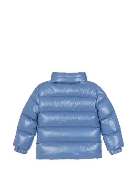 Kurtka puchowa dziecięca Moncler Enfant niebieska