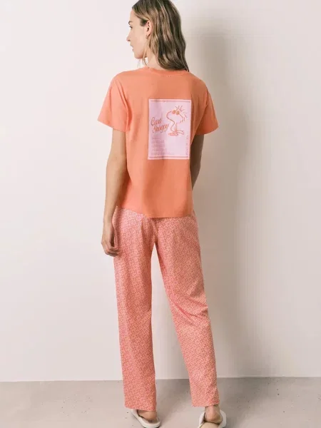 Women'secret dvojdielne pyžamo dámske oranžová