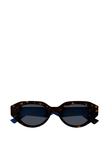 Ochelari de soare Gucci Eyewear cu imprimeu geometric maro