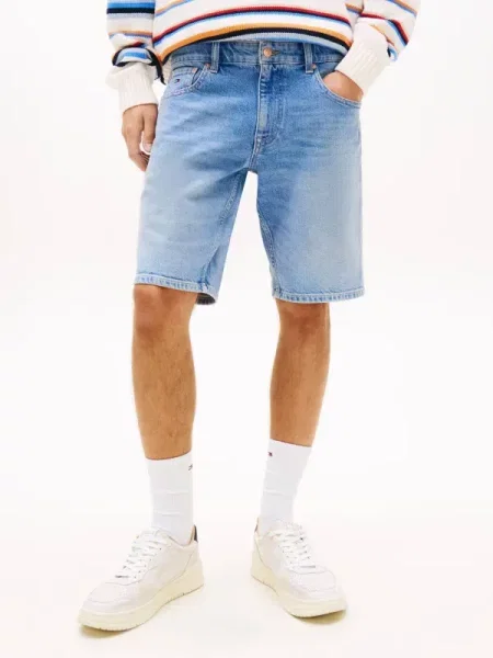 Tommy Jeans De blugi pantaloni scurți SCANTON albastru
