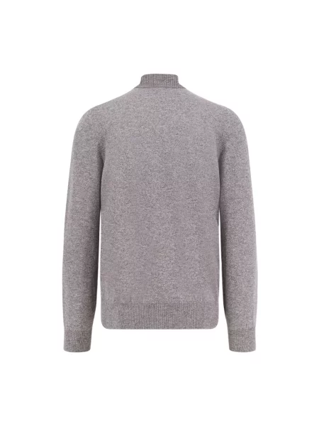 Sweter z golfem Brunello Cucinelli szary