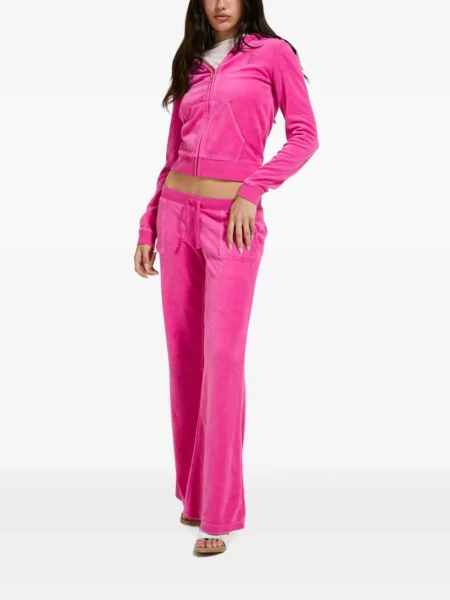 Τρέξιμο παντελόνι Juicy Couture καμπάνα ροζ