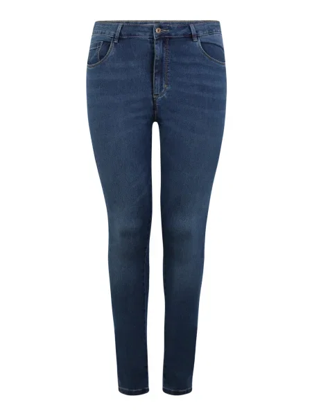 ONLY Carmakoma Jeans Augusta denim albastru
