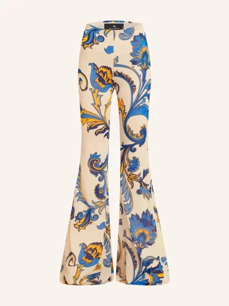 Etro Spodnie Marlena beige beżowe