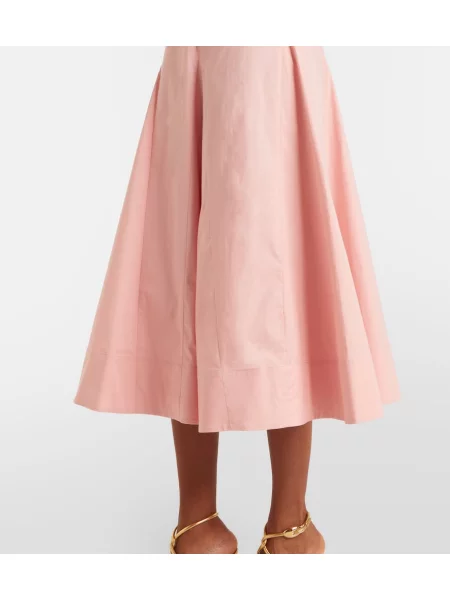Rochie midi Staud de costum roz