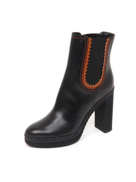 Botki Tod's biznesowe czarne